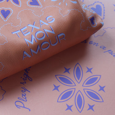 LE BANDANA - PURPLE & PEACH