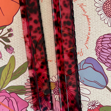 THE SCALLOPED RACK — PINK TORTOISE PERFECTION!